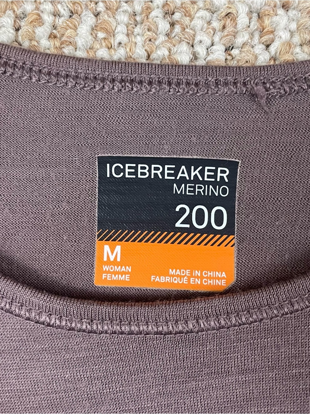 Icebreaker Shirt Womens Medium Merino 200 Wool Performance Base Layer Hiking 298 - Picture 8 of 10